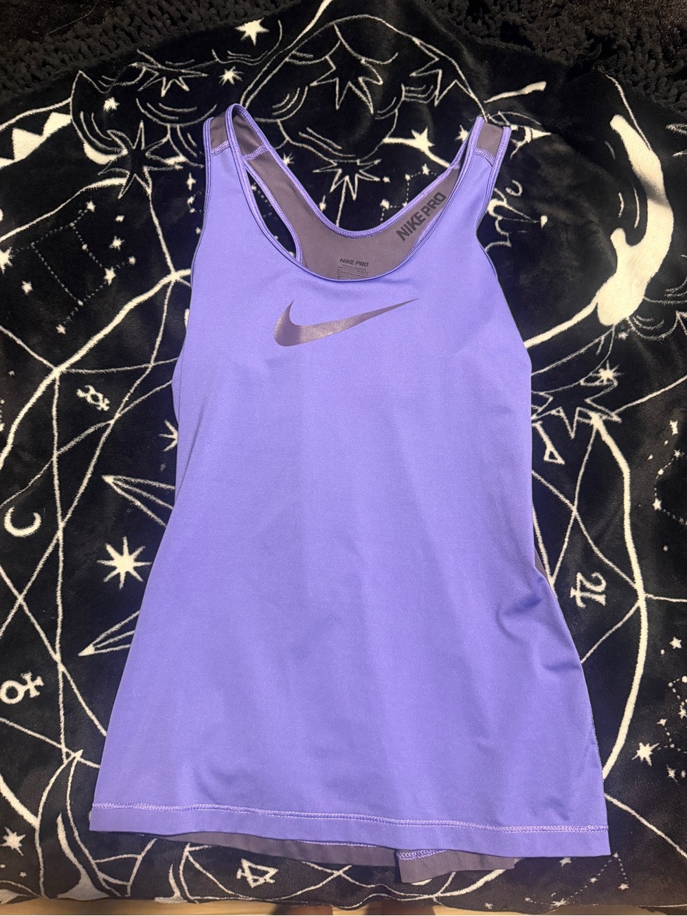 Nike Women's pro dark purple  Tank Top